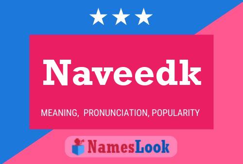 Naveedk Name Poster