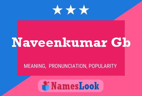 Naveenkumar Gb Name Poster