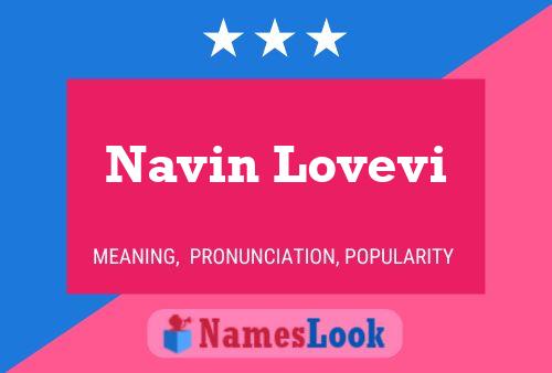 Navin Lovevi Name Poster