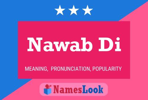 Nawab Di Name Poster