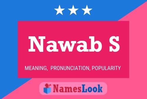 Nawab S Name Poster