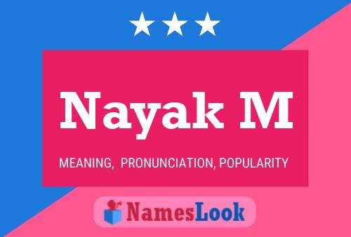 Nayak M Name Poster