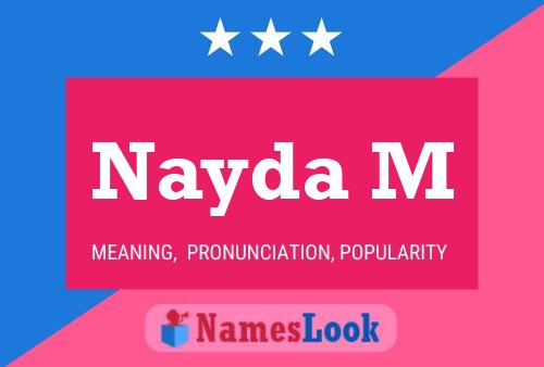 Nayda M Name Poster