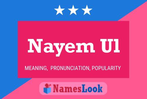 Nayem Ul Name Poster