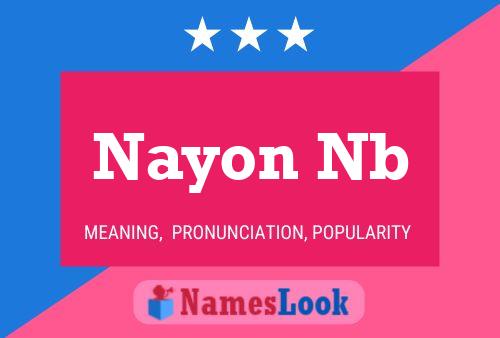 Nayon Nb Name Poster