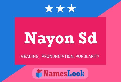 Nayon Sd Name Poster