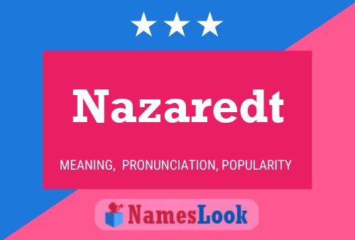 Nazaredt Name Poster