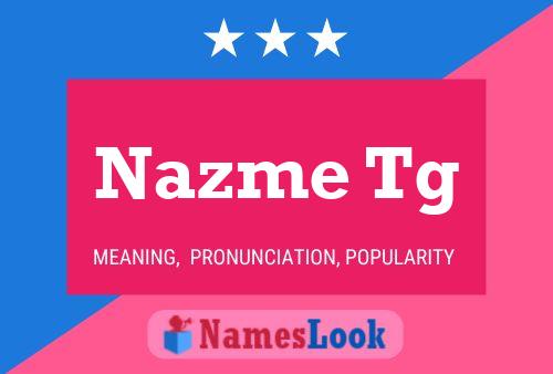 Nazme Tg Name Poster