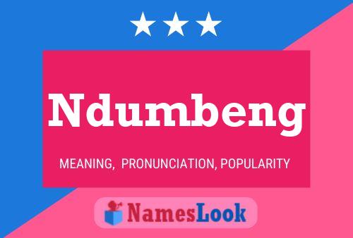 Ndumbeng Name Poster