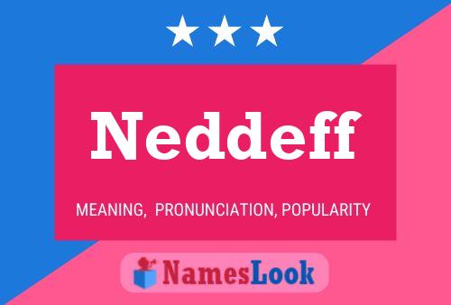 Neddeff Name Poster