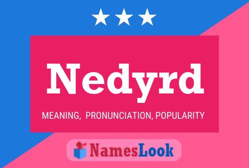 Nedyrd Name Poster