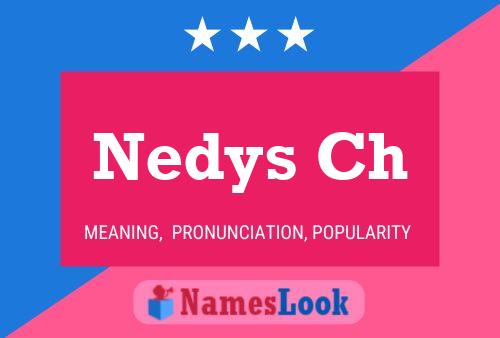 Nedys Ch Name Poster