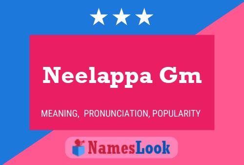 Neelappa Gm Name Poster