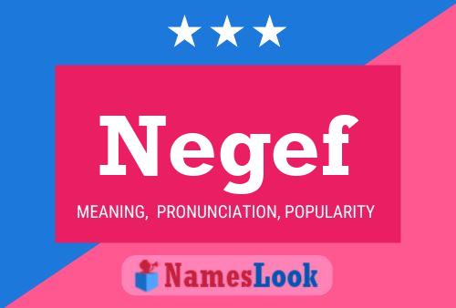 Negef Name Poster