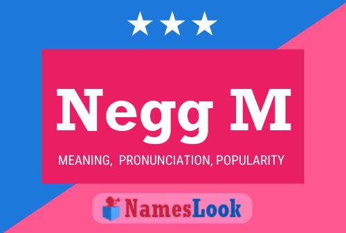 Negg M Name Poster