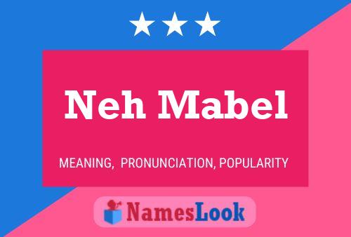 Neh Mabel Name Poster