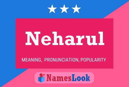 Neharul Name Poster