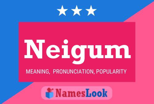 Neigum Name Poster