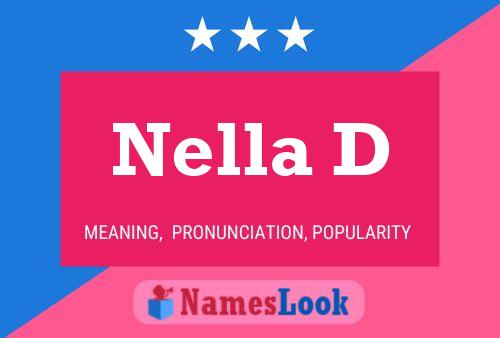 Nella D Name Poster