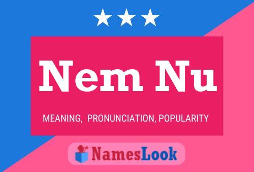 Nem Nu Name Poster