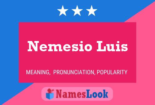 Nemesio Luis Name Poster