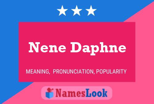 Nene Daphne Name Poster