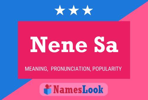 Nene Sa Name Poster