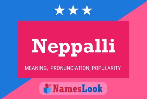 Neppalli Name Poster