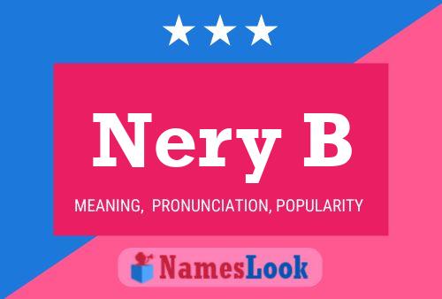 Nery B Name Poster