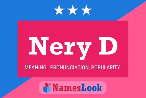 Nery D Name Poster