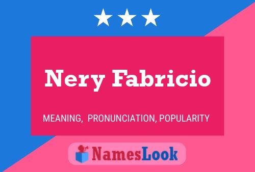 Nery Fabricio Name Poster