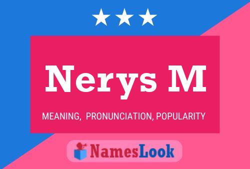 Nerys M Name Poster