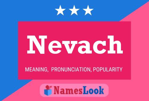 Nevach Name Poster