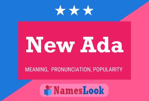 New Ada Name Poster