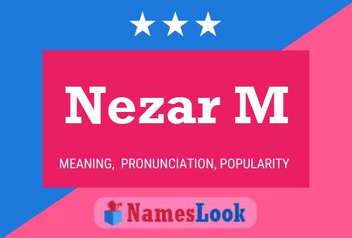 Nezar M Name Poster