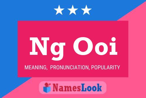 Ng Ooi Name Poster