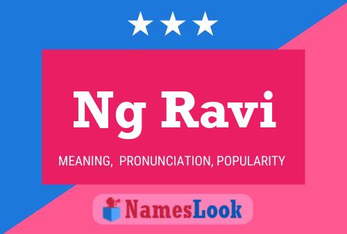 Ng Ravi Name Poster