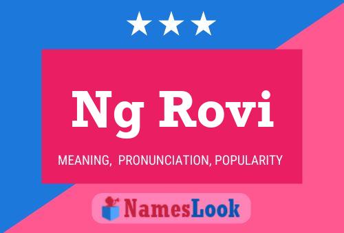 Ng Rovi Name Poster