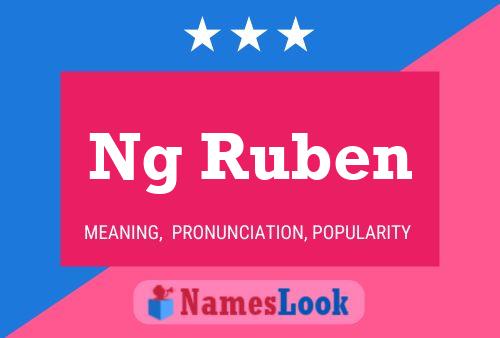 Ng Ruben Name Poster