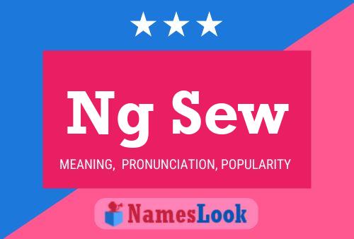 Ng Sew Name Poster