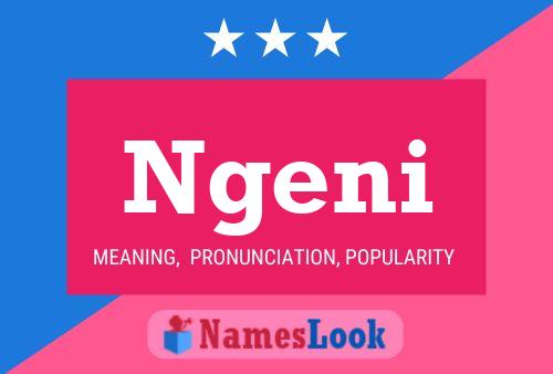 Ngeni Name Poster