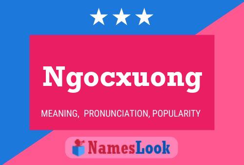 Ngocxuong Name Poster