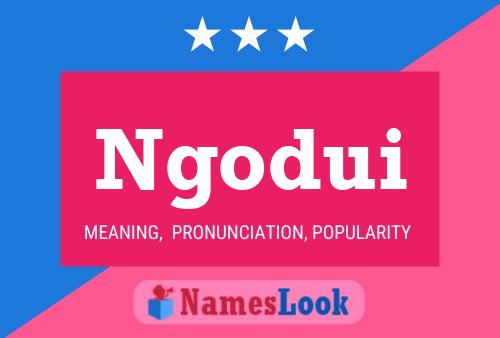 Ngodui Name Poster