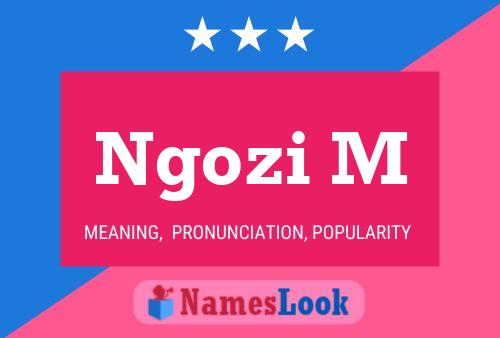 Ngozi M Name Poster