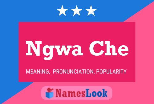 Ngwa Che Name Poster