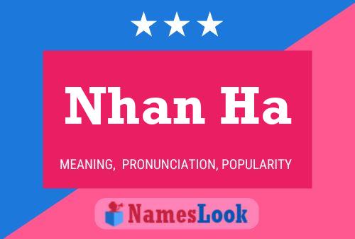 Nhan Ha Name Poster