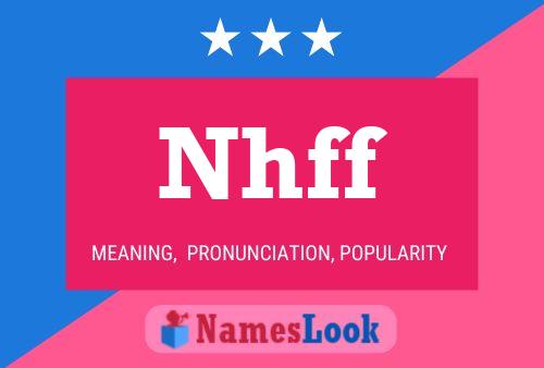 Nhff Name Poster