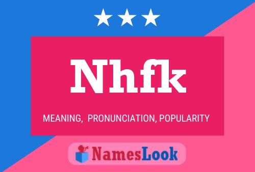 Nhfk Name Poster