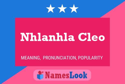 Nhlanhla Cleo Name Poster