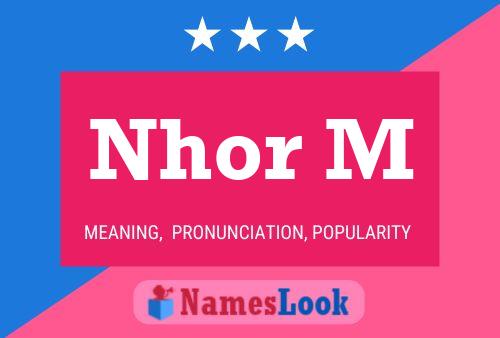 Nhor M Name Poster